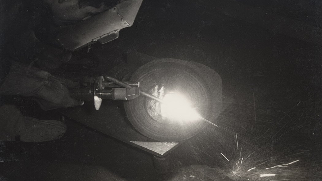 Our products used at a welding site